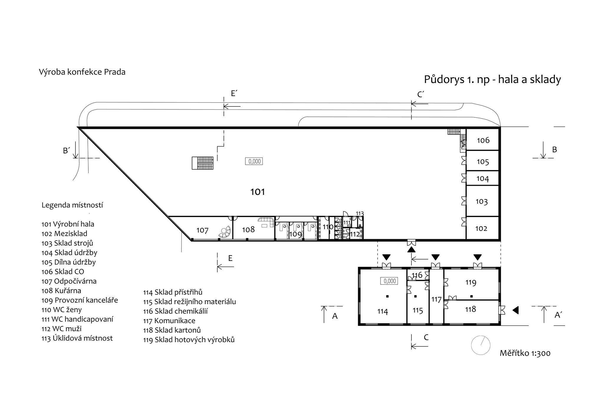 first floor - ground plan