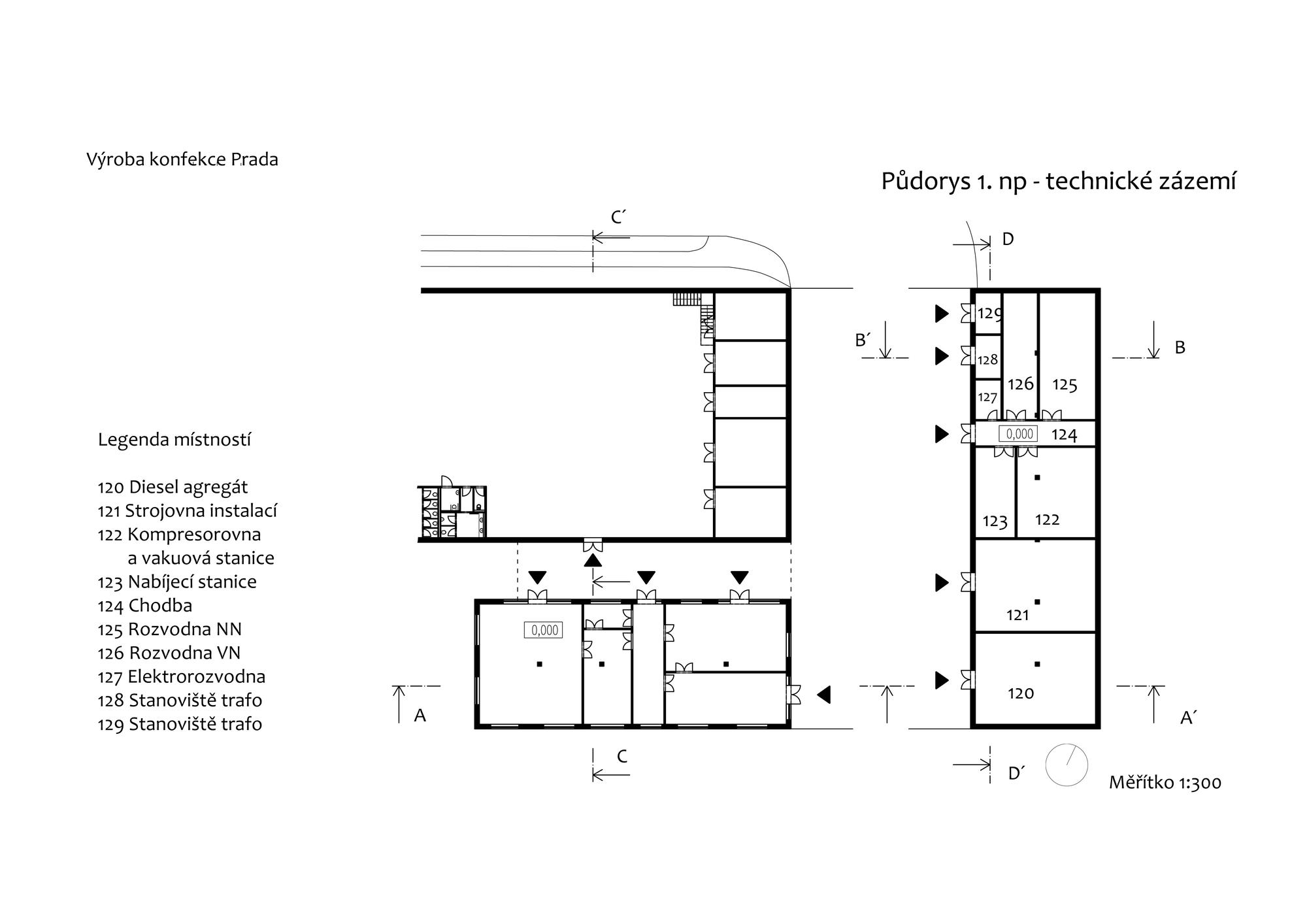 first floor - ground plan